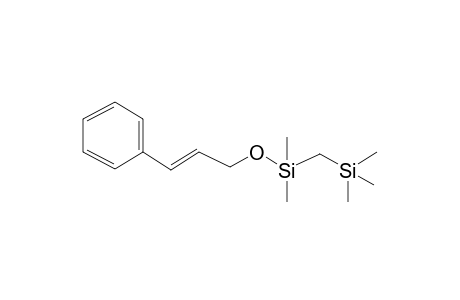 1-Dimethyl(trimethylsilylmethyl)silyloxy-3-phenylprop-2-ene