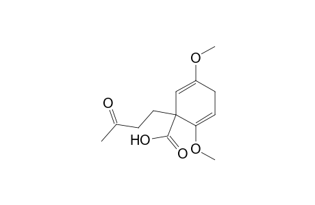 2,5-Cyclohexadiene-1-carboxylic acid, 2,5-dimethoxy-1-(3-oxobutyl)-