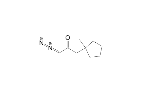 1-Diazo-3-(1'-methylcyclopentyl)propan-2-one