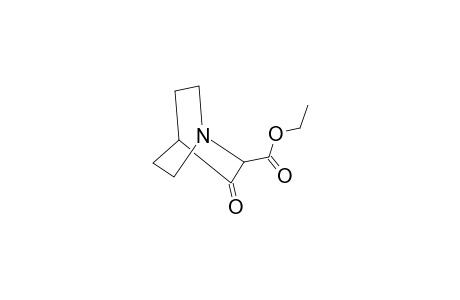 1-Azabicyclo[2.2.2]octane-2-carboxylic acid, 3-oxo-, ethyl ester