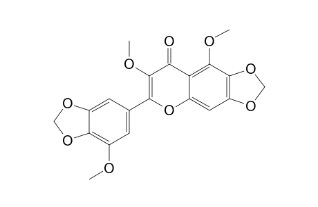 (6,7-4',5')-DIMETHYLENEDIOXY-3,5,3'-TRIMETHOXYFLAVONE