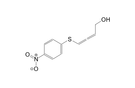 4-[(4-nitrophenyl)sulfanyl]-2,3-butadien-1-ol