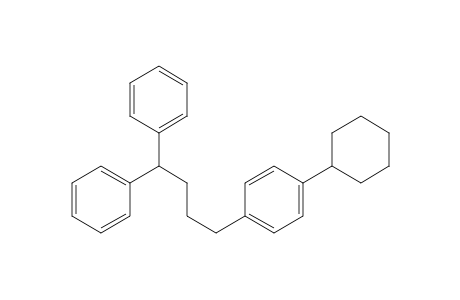 4-p-cyclohexylphenyl-1,1-diphenylbutane