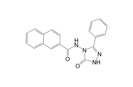 N-(5-Oxo-3-phenyl-1,5-dihydro-4H-1,2,4-triazol-4-yl)-2-naphthamide