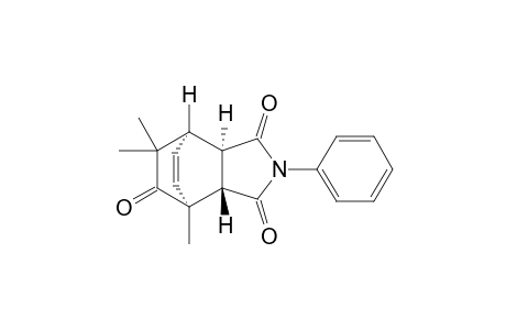 (1R*,2R*,6S*,7S*)-7,9,9-Trimethyl-4-phenyl-4-azatricyclo[5.2.2.0(2,6)]undec-10-en-3,5,8-trione