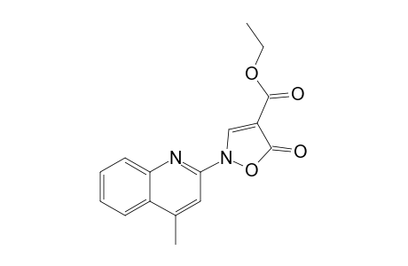 Ethyl 2-(4-methylquinolin-2-yl)-5-oxo-2,5-dihydroisoxazole-4-carboxylate