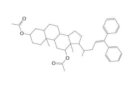 chol-23-ene-3,12-diol, 24,24-diphenyl-, diacetate, (3beta,12alpha)-