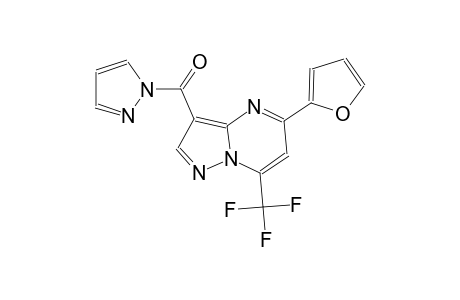 5-(2-furyl)-3-(1H-pyrazol-1-ylcarbonyl)-7-(trifluoromethyl)pyrazolo[1,5-a]pyrimidine