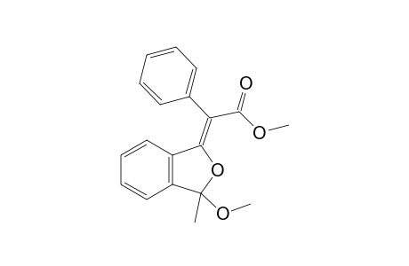 (Z)-3-Methoxy-1-[(methoxycarbonyl)(phenyl)methylene]-3-methyl-1,3-dihydroisobenzofuran