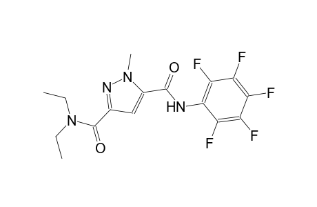 N~3~,N~3~-diethyl-1-methyl-N~5~-(2,3,4,5,6-pentafluorophenyl)-1H-pyrazole-3,5-dicarboxamide