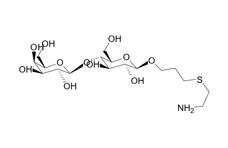 [3-(2-Aminoethylsulfanyl)-propyl]-4-O-(b-d-galactopyranosyl)-b-d-glucopyranoside