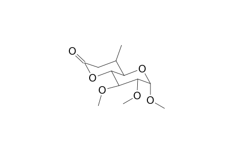 (Methyl 6,7-dideoxy-6-C-methyl-2,3-di-O-methyl-D-glycero-.alpha.-D-gluco-oct-6-eno-1,5-pyranosid)urono-8,4-lactone