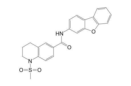 1-Methanesulfonyl-N-{8-oxatricyclo[7.4.0.0(2,7)]trideca-1(9),2,4,6,10,12-hexaen-5-yl}-1,2,3,4-tetrahydroquinoline-6-carboxamide