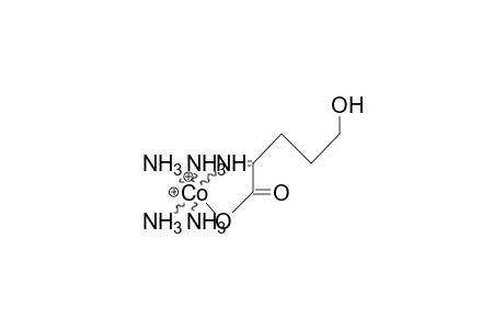 Tetraamino-(5-hydroxy-2-imino-pentanato) cobalt dication