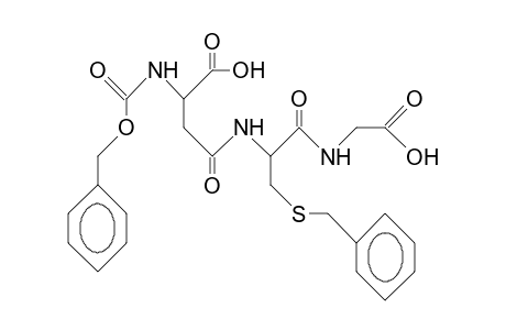 N-Benzyloxycarbonyl-aspartyl-(S-benzyl-cysteyl)-glycine