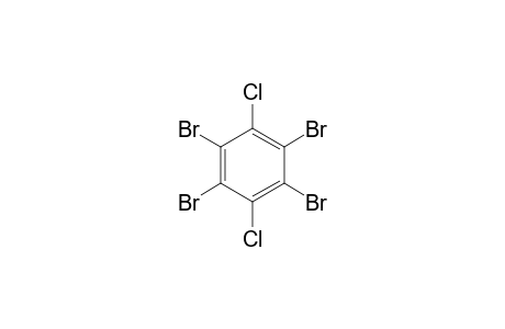 1,2,4,5-tetrabromo-3,6-dichloro-benzene