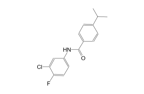 N-(3-chloro-4-fluorophenyl)-4-isopropylbenzamide