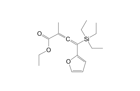 ETHYL-4-(2-FURYL)-2-METHYL-4-TRIETHYLSILYLBUTA-2,3-DIENOATE