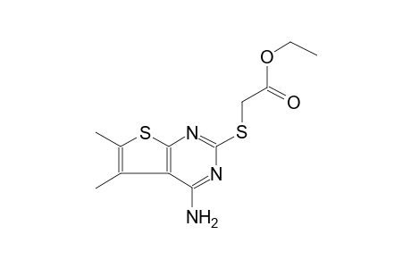 ethyl [(4-amino-5,6-dimethylthieno[2,3-d]pyrimidin-2-yl)sulfanyl]acetate