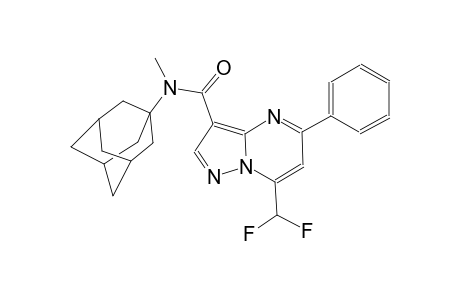 N-(1-adamantyl)-7-(difluoromethyl)-N-methyl-5-phenylpyrazolo[1,5-a]pyrimidine-3-carboxamide