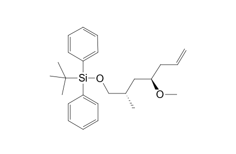 (4R,6S)-7-tert-Butyldiphenylsilyloxy-4-methoxy-6-methylhept-1-ene