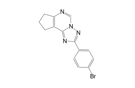 7H-cyclopenta[e][1,2,4]triazolo[1,5-c]pyrimidine, 2-(4-bromophenyl)-8,9-dihydro-