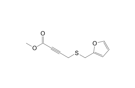 4-(2-furanylmethylthio)-2-butynoic acid methyl ester