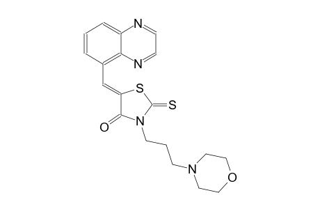 4-thiazolidinone, 3-[3-(4-morpholinyl)propyl]-5-(5-quinoxalinylmethylene)-2-thioxo-, (5Z)-