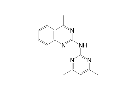 N-(4,6-Dimethyl-2-pyrimidinyl)-4-methyl-2-quinazolinamine