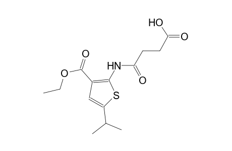 4-{[3-(ethoxycarbonyl)-5-isopropyl-2-thienyl]amino}-4-oxobutanoic acid