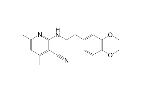 2-{[2-(3,4-dimethoxyphenyl)ethyl]amino}-4,6-dimethylnicotinonitrile