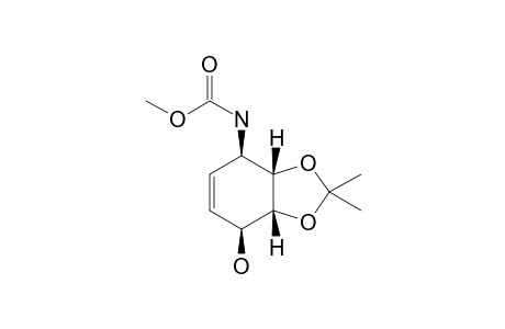 (3aR,4S,7R,7aS)-3a,4,7,7a-Tetrahydro-7-(methoxycarbonylamino)-2,2-dimethyl-1,3-benzodioxol-4-ol 4-