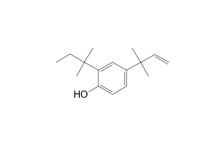 4-(2-Methylbut-3-en-2-yl)-2-(tert-pentyl)phenol