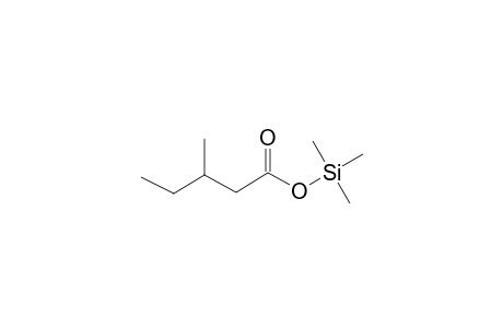 Pentanoic acid <3-methyl->, mono-TMS