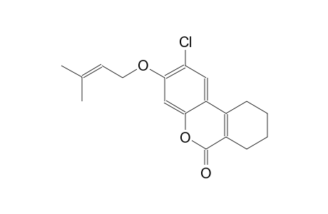 2-chloro-3-[(3-methyl-2-butenyl)oxy]-7,8,9,10-tetrahydro-6H-benzo[c]chromen-6-one