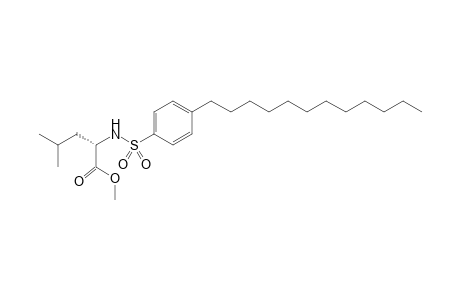 N-(4-dodecylphenylsulfonyl)-(S)-leucine methyl ester