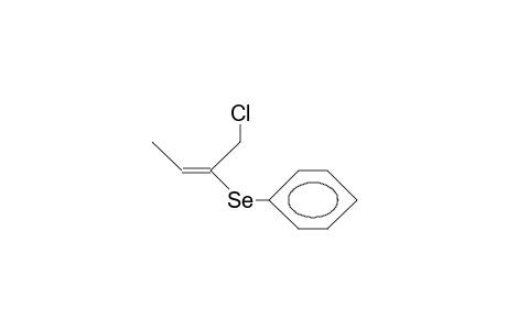 2-Benzeneselenyl-1-chloro-cis-2-butene (E)