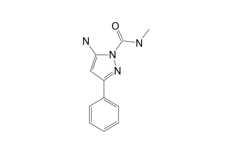5-amino-N-methyl-3-phenylpyrazole-1-carboxamide