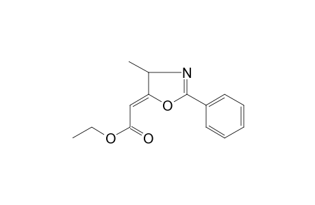 ethyl (2Z)-2-(4-methyl-2-phenyl-4H-1,3-oxazol-5-ylidene)acetate