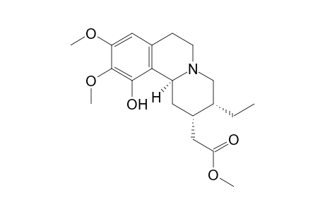 (3alpha-ethyl-11-hydroxy-9,10-dimethoxy-1,3,4,6,7,11balpha-hexahydro-2H-benzo[a]quinolizin-2alpha-yl)acetic acid-methylester