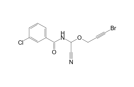 Benzamide, N-[[(3-bromo-2-propynyl)oxy]cyanomethyl]-3-chloro-
