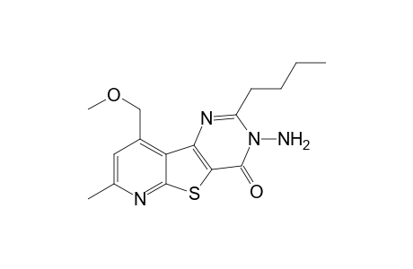 5-Amino-4-butyl-13-(methoxymethyl)-11-methyl-8-thia-3,5,10-triazatricyclo[7.4.0.0(2,7)]trideca-1(13),2(7),3,9,11-pentaen-6-one