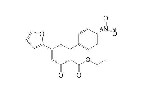 ethyl 4-(2-furyl)-6-(4-nitrophenyl)-2-oxo-3-cyclohexene-1-carboxylate