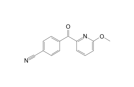 4-(6-Methoxypicolinoyl)benzonitrile