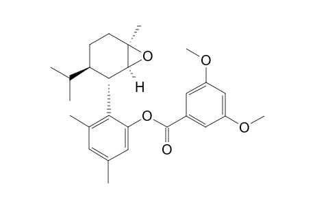 (M,P)-2-[(1S,2S,3R,6R)-3-Isopropyl-6-methyl-7-oxabicyclo- [4.1.0]heptan-2-yl]-3,5-dimethylphenyl 3,5-Dimethoxybenzoate