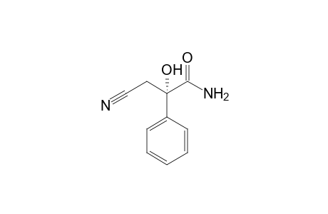 (S)-3-Cyano-2-hydroxy-2-phenylpropanamide