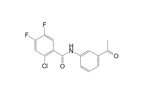 benzamide, N-(3-acetylphenyl)-2-chloro-4,5-difluoro-