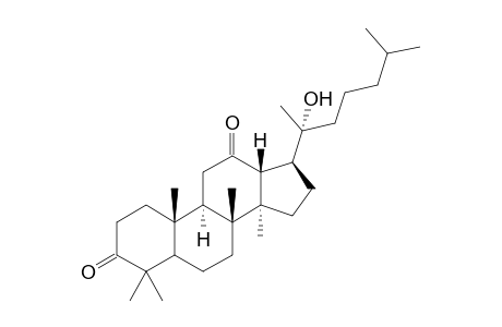 (8R,9R,10R,13R,14R,17S)-17-[(1R)-1-hydroxy-1,5-dimethyl-hexyl]-4,4,8,10,14-pentamethyl-2,5,6,7,9,11,13,15,16,17-decahydro-1H-cyclopenta[a]phenanthrene-3,12-dione
