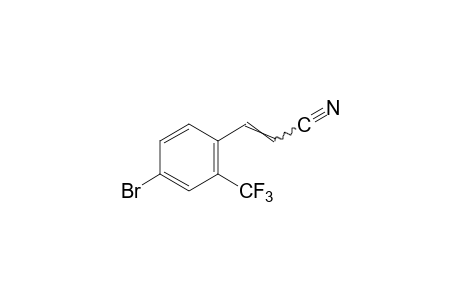 4-bromo-2-(trifluoromethyl)cinnamonitrile