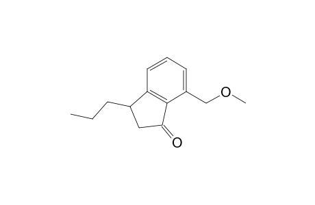 3-n-propyl-7-(methoxymethyl)indanone